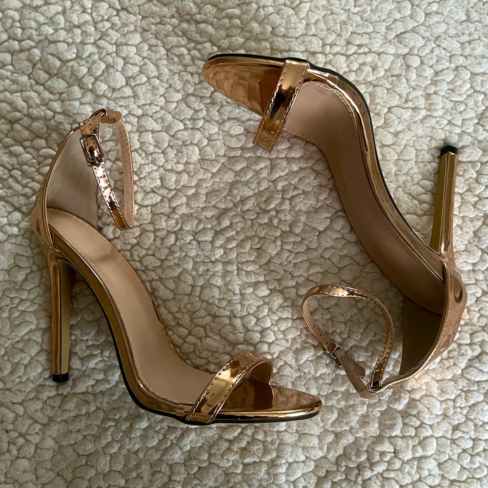 Gold heels